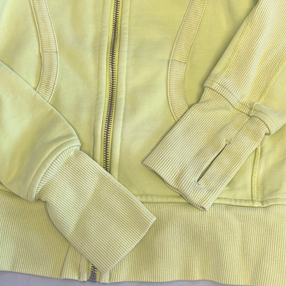 Lululemon Yellow Athletic Scuba Hoodie Jacket - Picture 5 of 7
